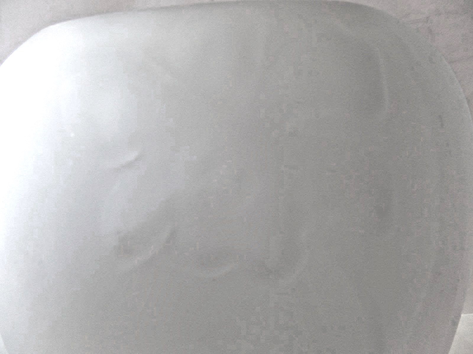 Vintage Frosted Glass Floral Flat Vase 6.5 x 7 x 3