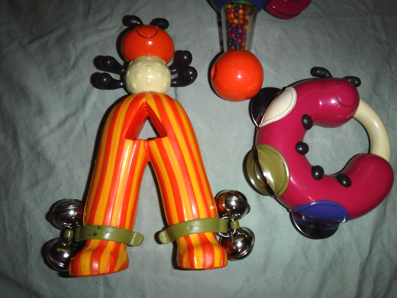 Battat Parent Bee Bop C Caterpillar Tambourine BEE BOP-ANT Bee Bop Bee Baby Toy