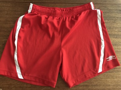 Umbro Red White Color Youth Shorts Size XL Boys