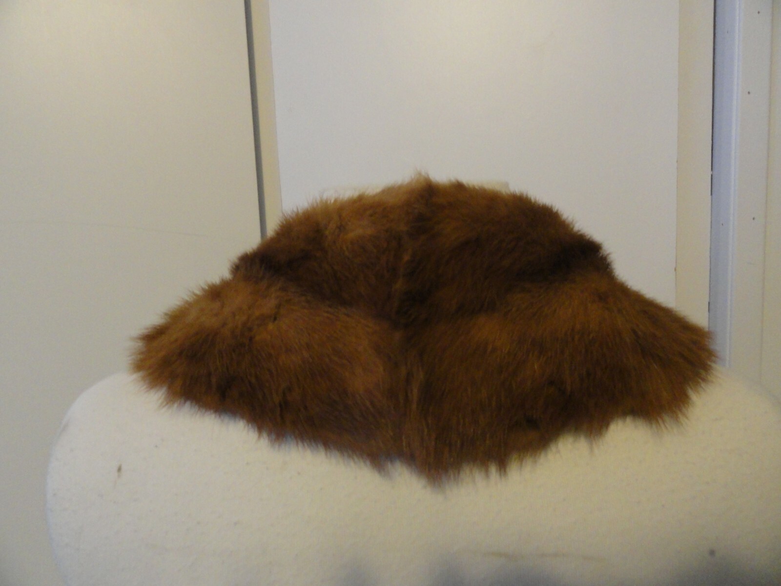 Vintage Auburn Fox Red Mink Fur Collar