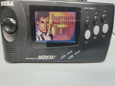 (Tested & Working) Sega Nomad Genesis Handheld Console With Power Cable 