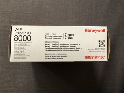 New Honeywell Wifi Vision Pro 8000 TH8321WF1001 Programmable Thermostat Mint