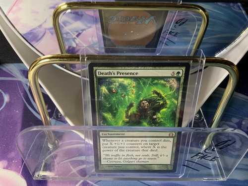 Death's Presence 1x FOIL RTR MTG Return to Ravnica Rare MINT green Death's Presence 1x FOIL RTR MTG Return to Ravnica Rare MINT green