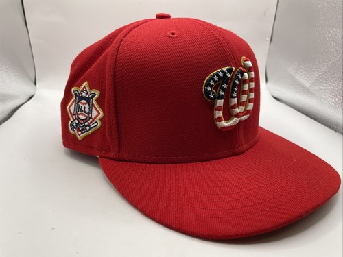 Cap Fitted 7 1/2 Mens Mlb Baseball New Era Red Pre-owne
