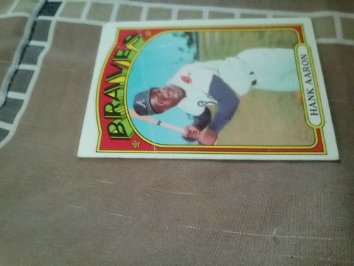 1972 Topps Hank Aaron Atlanta Braves #299 Baseball Card