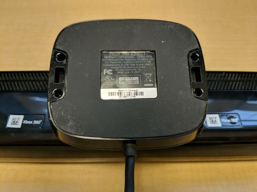 Microsoft Xbox 360 Kinect Motion Sensor Bar Model 1414 Genuine OEM with TV Clip