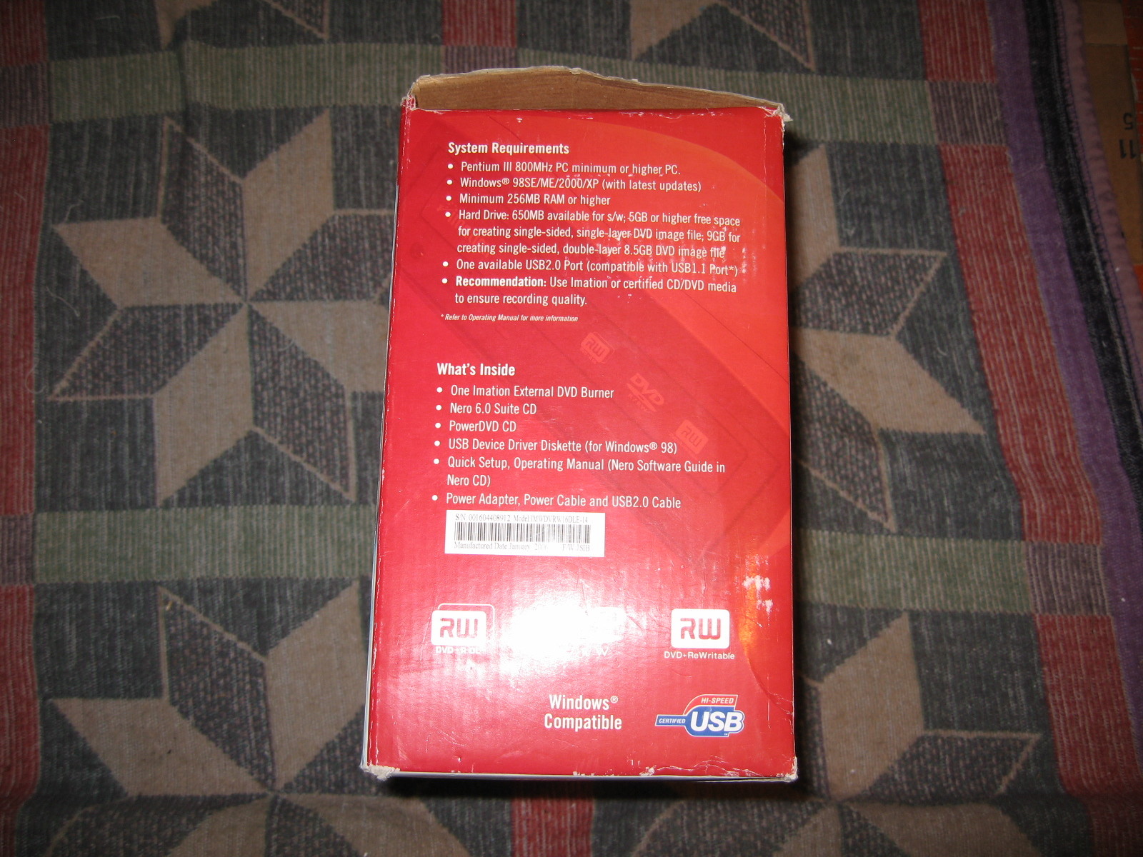 Imation External DVD Drive (USB 2.0)