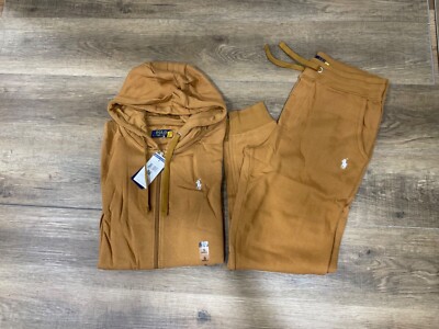 polo ralph lauren double knit tech zip hoodie sweater hooded sweatshirt jumper s 275714113698