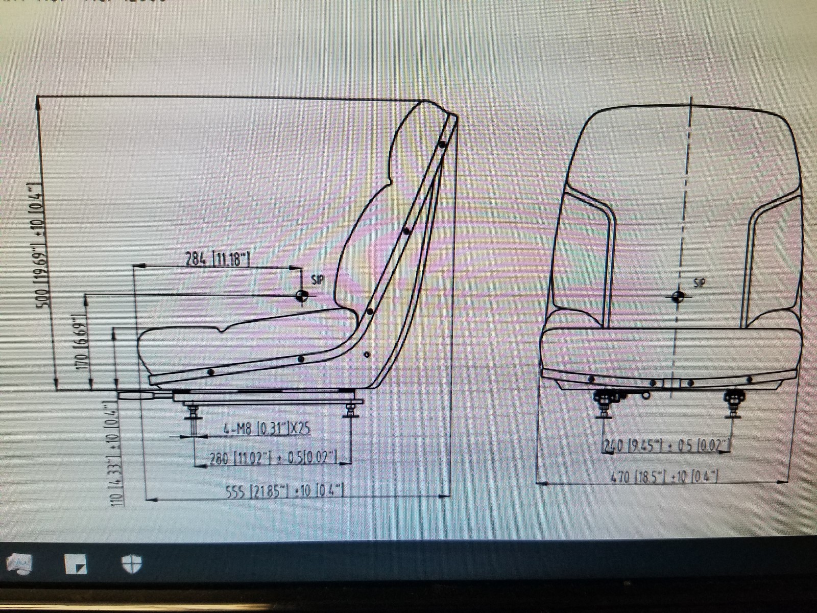 Forklift Seat Mitsubishi, Caterpillar, Yale, Hyster, Clark, Cat