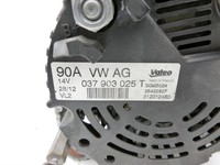 Seat Ibiza ST 6J 1,4 63KW Lichtmaschine Generator 90A Seat Ibiza ST 6J 25.04.2013 038903018R 037903025T SG9B024... Vorschau 6