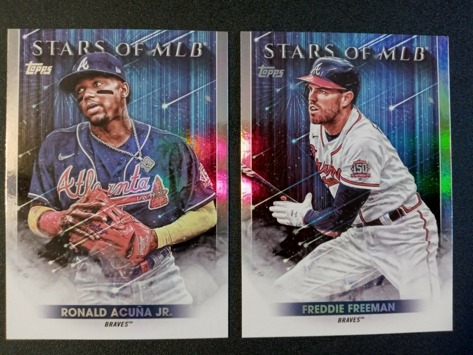 ronald acuna jr 3枚セット 2) 2022 Topps Stars of MLB Ronald Acuna Jr # SMLB-3,,2