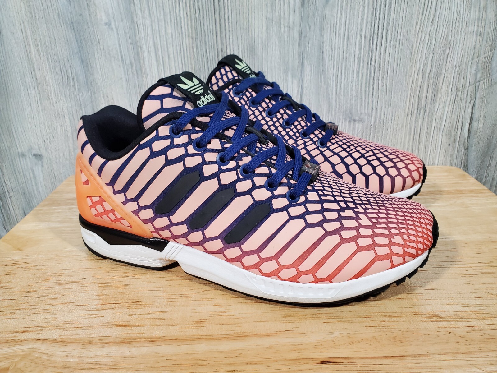 Flux 22-23 　GX レディース Sサイズ Women's Adidas ZX Flux Torsion Orange Blue Running Shoes