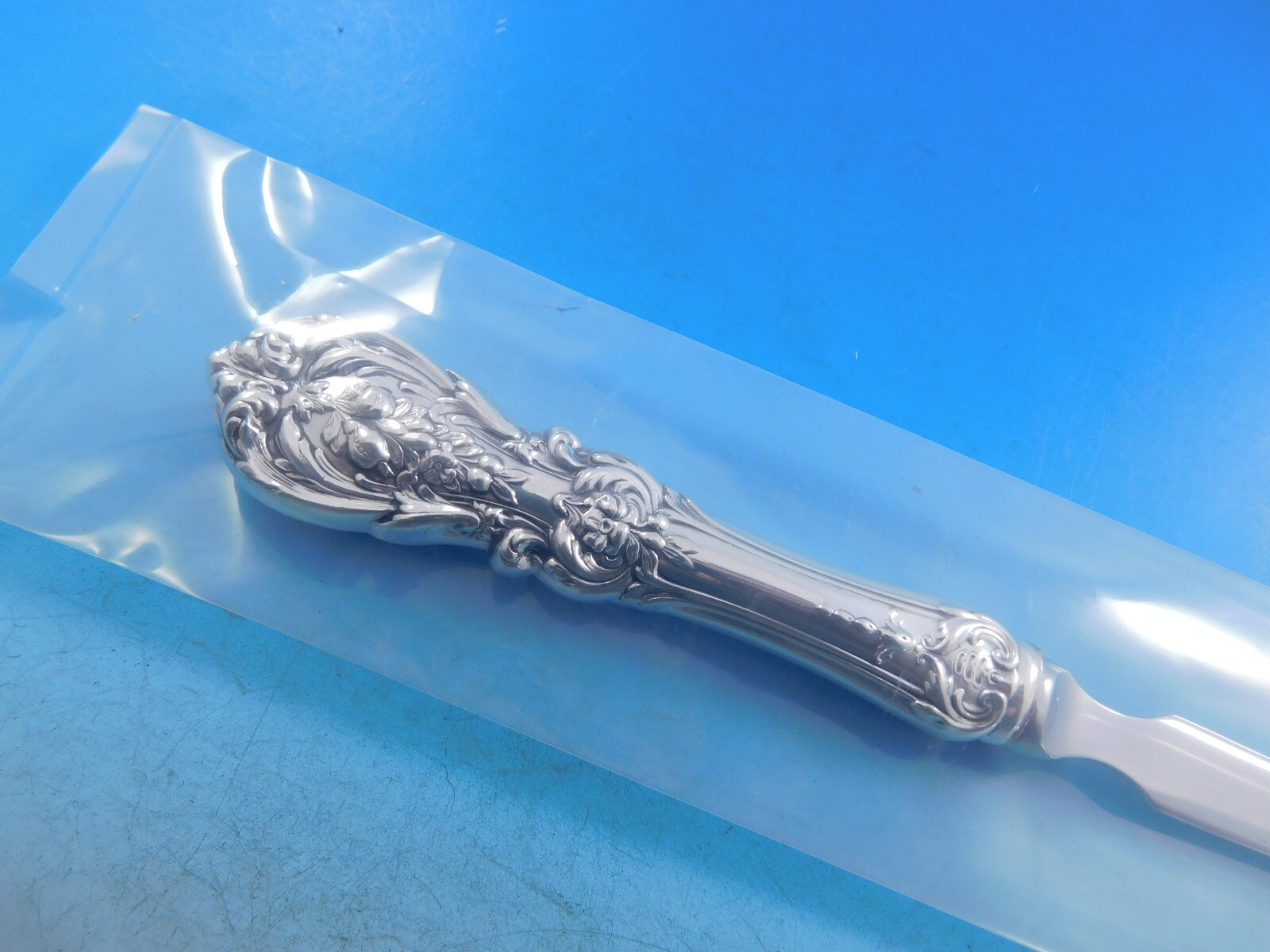 【Reed & Barton】 【純銀ハンドル】バターナイフ Francis I Francis I by Reed & Barton ALL Sterling Silver Twisted