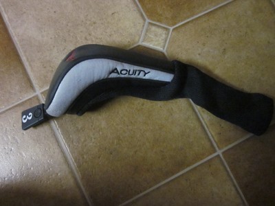 Acuity 3 Fairway Wood Headcover (Black / Gray)