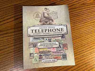U.S. Telephone Stamp Catalog Price Guide Cinderella Franks Philatelic Book BOB