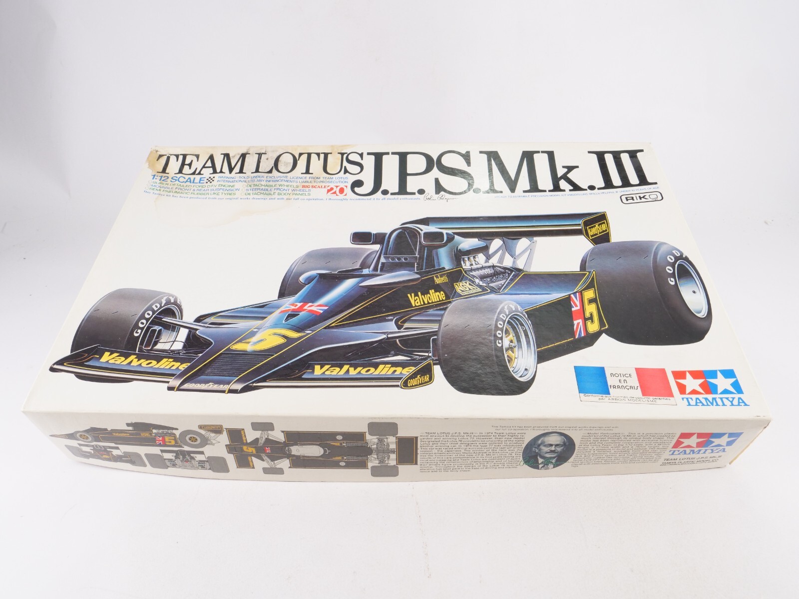 田宮 1/12 RE 20 TURBO & LOTUS J.P.S Mk.III Tamiya Big Escala N º 20 F1 Lotus Jps Mk.iii Andretti 1/12