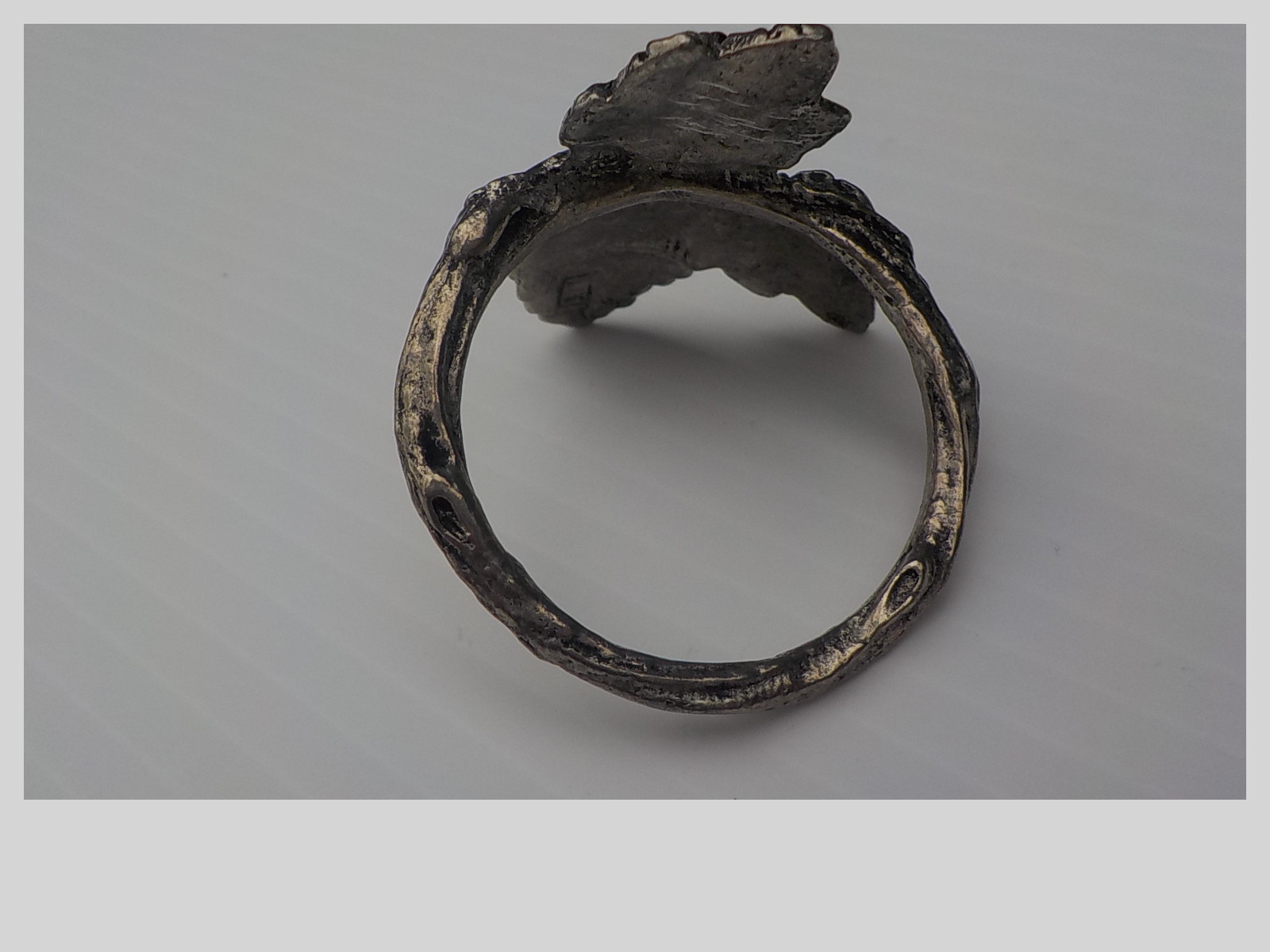 Rustic Napkin Rings  Grapes Grapevine cabin Thailand 95% Pewter