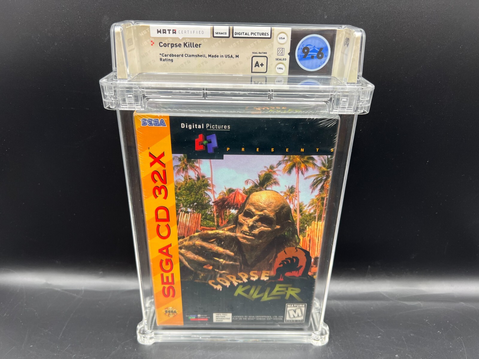 1994 Corpse Killer Sega CD 32X WATA 9.6 A+ FACTORY SEALED MINT VGA