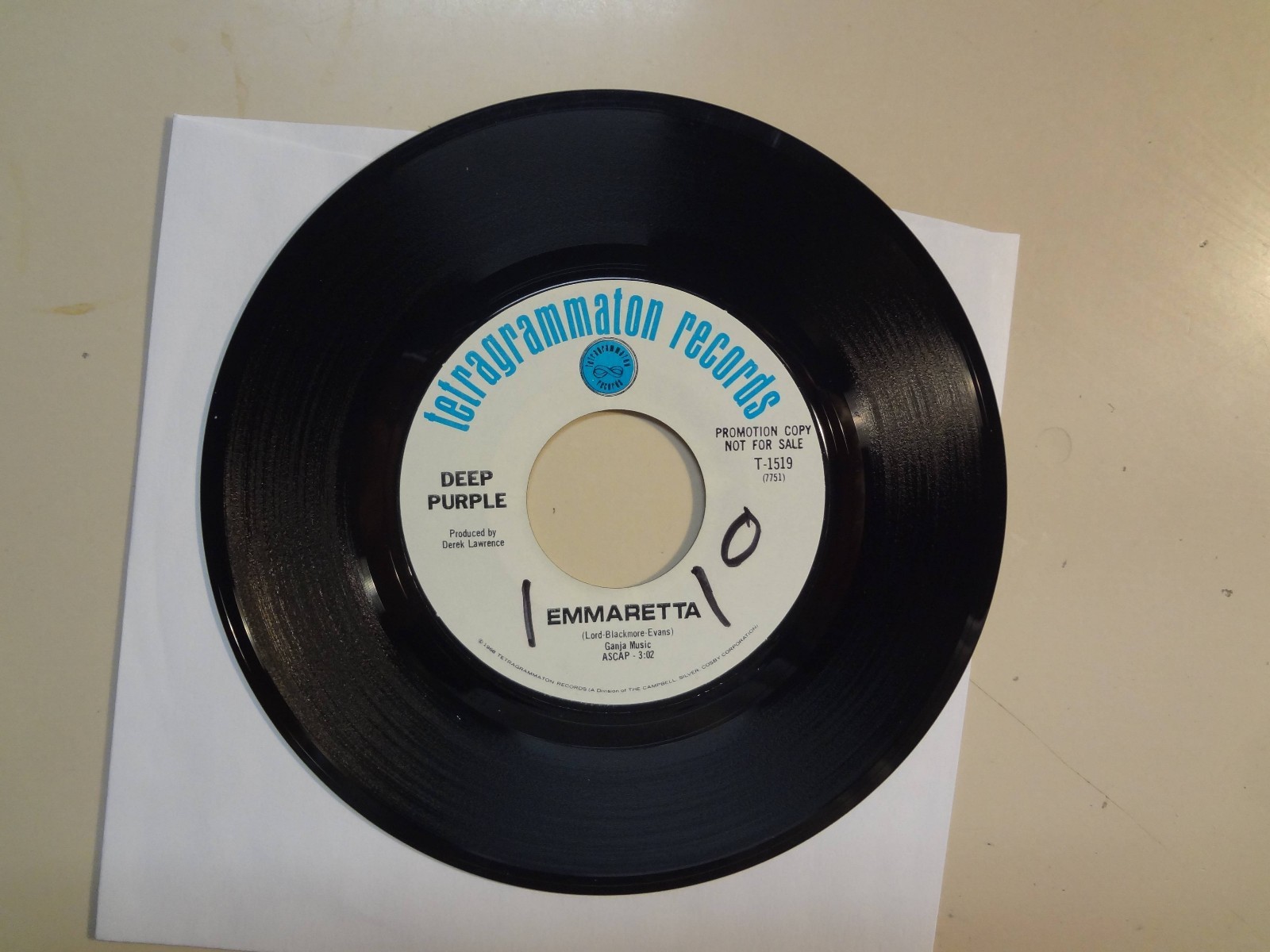 英7” Deep Purple Emmaretta R5763 Parlophone /00080 Deep Purple – Emmaretta – Vinyl (Best Way, 7