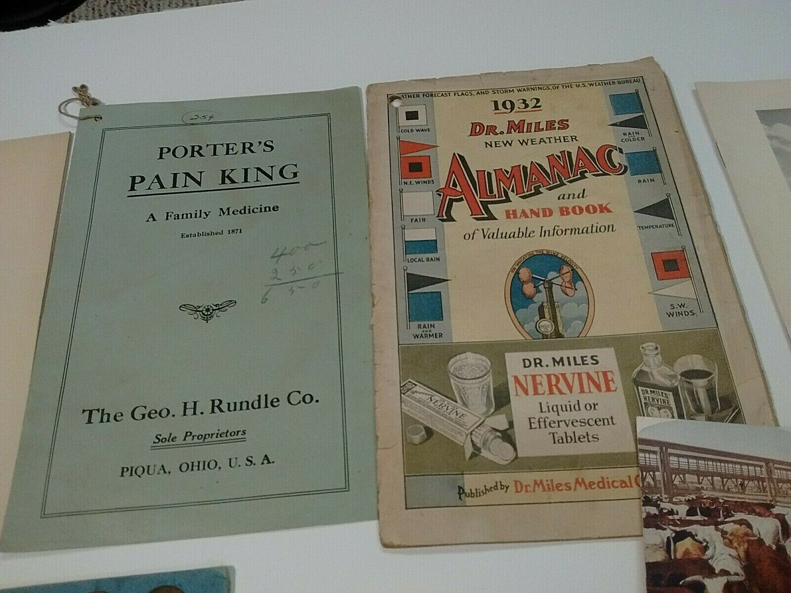 Lot of Unique Ephemera 1900 TO 1948 Stereo Views Almanac Pennies Pamphlets ETC