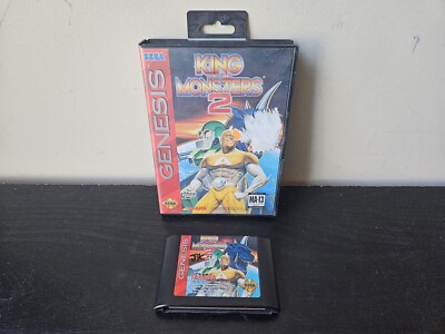 King of the Monsters 2 (Sega Genesis, 1994) Authentic Tested Works!!!
