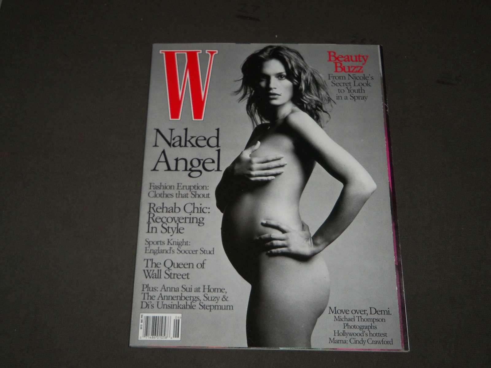 W Magazine 1999 June：Cindy Crawford 1999 JUNE W MAGAZINE - CINDY CRAWFORD COVER - B 3409 | eBay