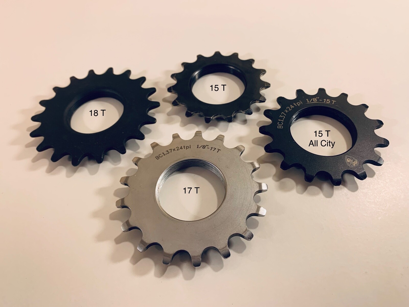 USED Fixed Gear Cog 15 17 18 T Teeth 1/8" All City track rac