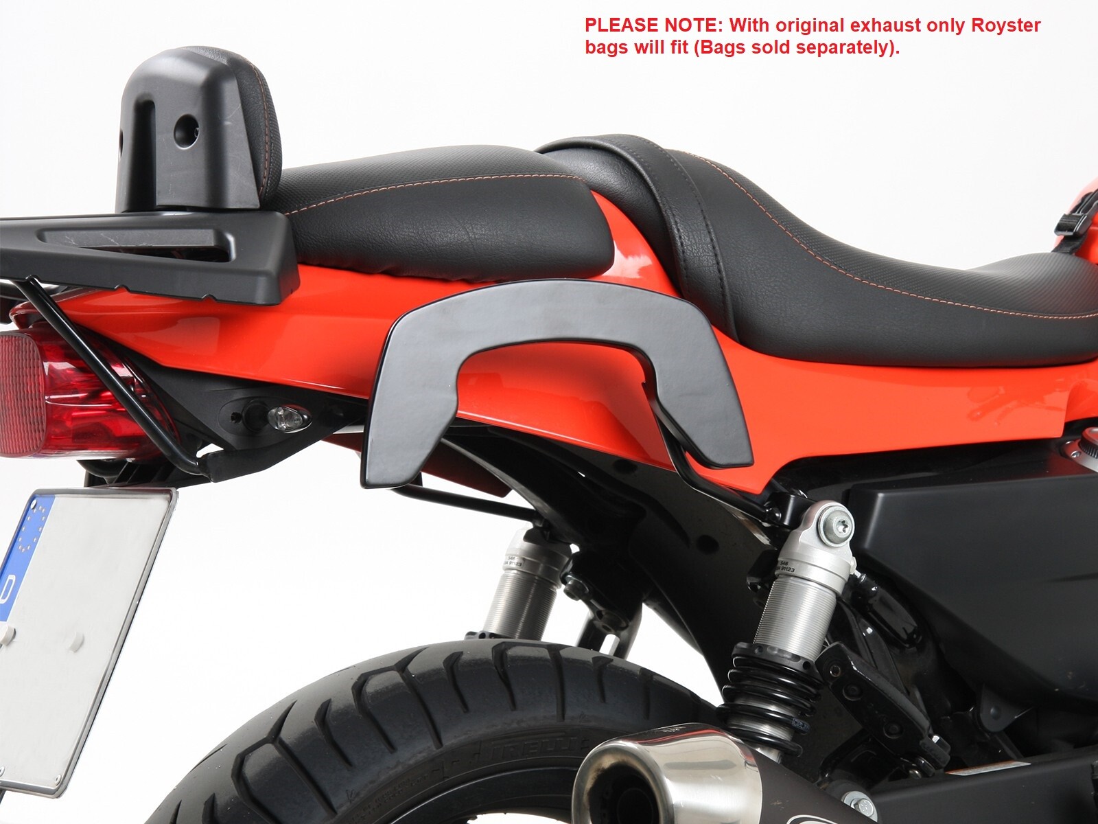 Harley-Davidson XR1200 C-Bow Sidecarrier - Black BY HEPCO