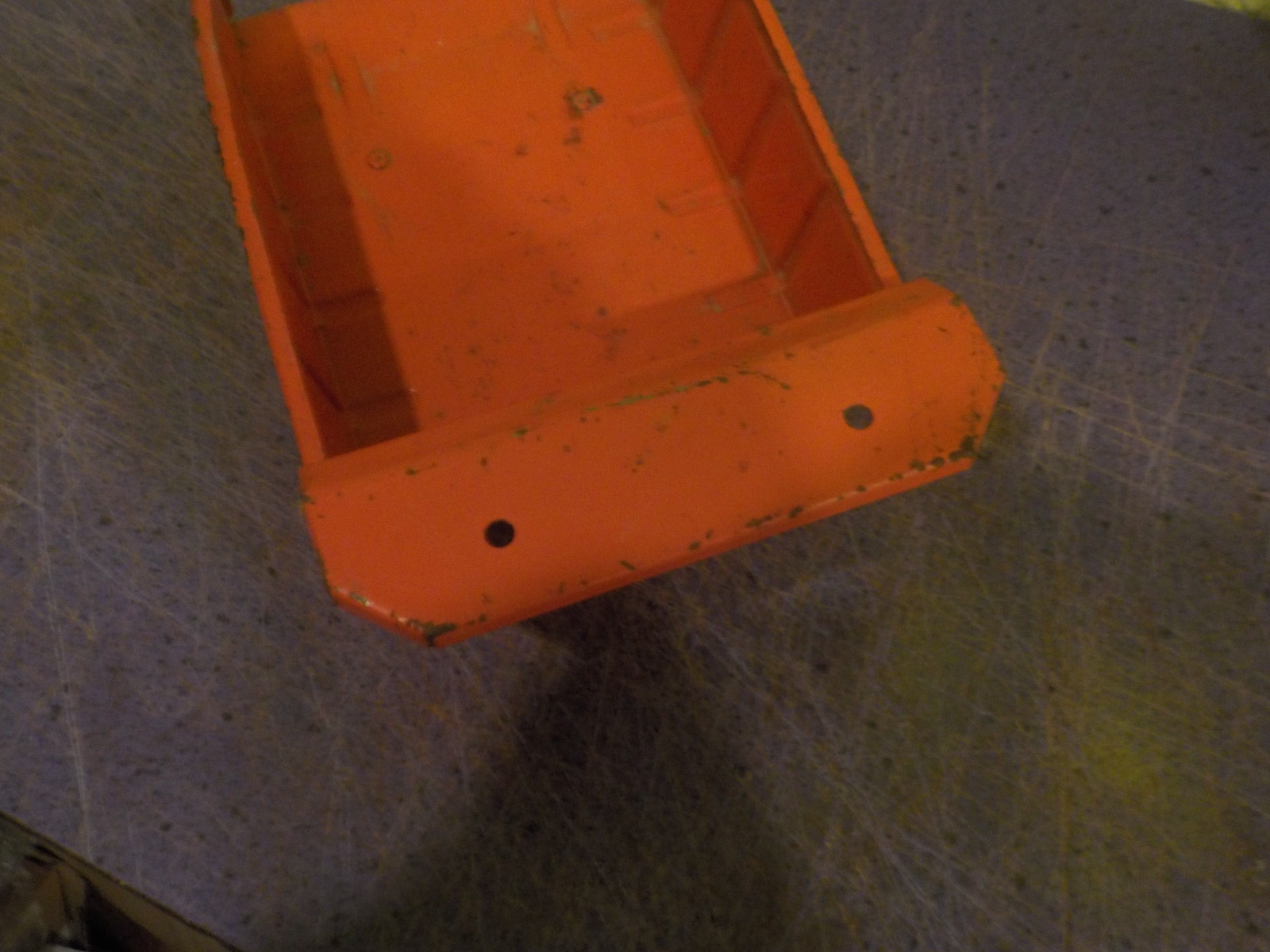 tonka dodge dumper orange color truck bed for parts