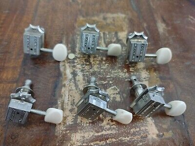Gibson PMMH-060 Deluxe White Button Tuner Set, Vintage Gibson PMMH-060 Deluxe White Button Tuner Set, Vintage