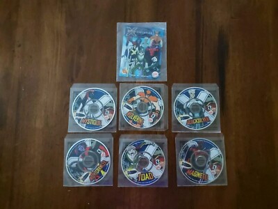 Burger King PC CD (Marvel X-Men Evolution, 2001) Lot Of 6 Mini Disc's 