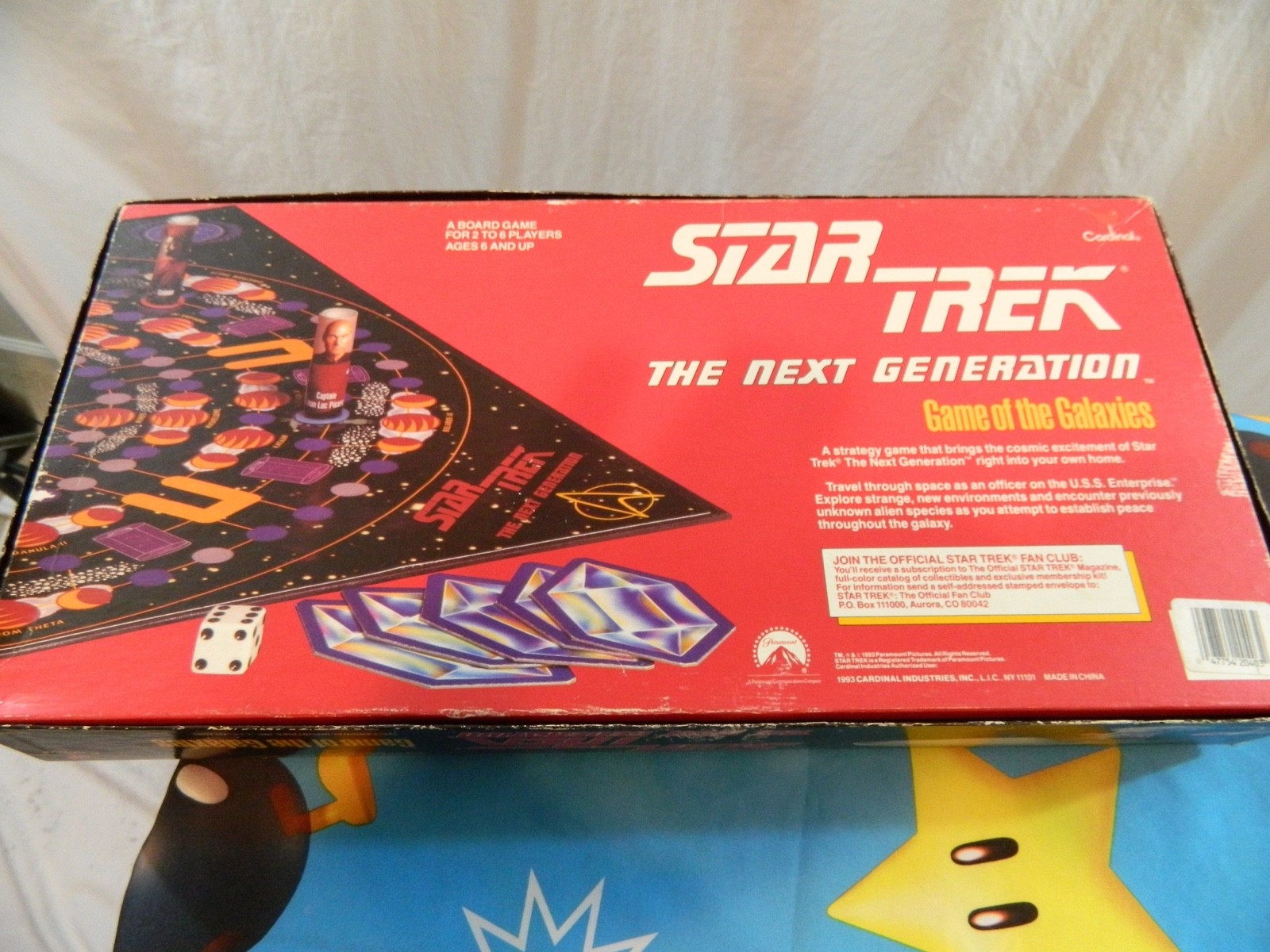 Star Trek The Next Generation Game of the Galaxies Cardinal 1993