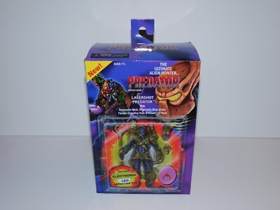 THE ULTIMATE ALIEN HUNTER PREDATOR - LASERSHOT PREDATOR 7'' FIGURE KENNER HOMAGE