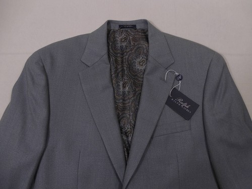 $295 Ralph Lauren Mens Wool Silk Sport Coat Two Button Blazer Jacket Blue 40S