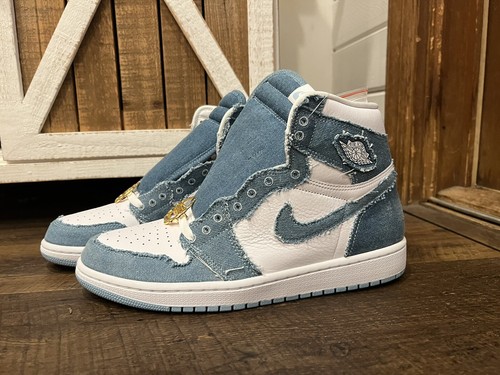 Pre-owned Jordan Size 11 (men's 9.5) -  1 High Og Denim 2022 In Multicolor