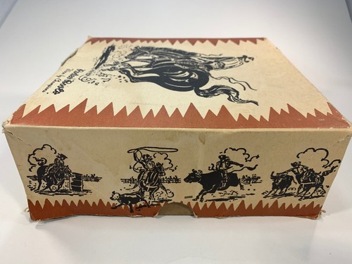 Vintage 1950s Child's Western Rodeo Brand Cowboy Boots w Orig Box NOS New Size 7