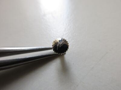 Mido Swiss steel ø 4.8 mm N.O.S. watch crown ~ stem 0.9 mm- length 5.6 mm