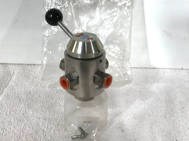 NOS Hoke Multimite 78 Series 4 and 5-Way Trunnion Ball Stainless Valve # 7831F4Y