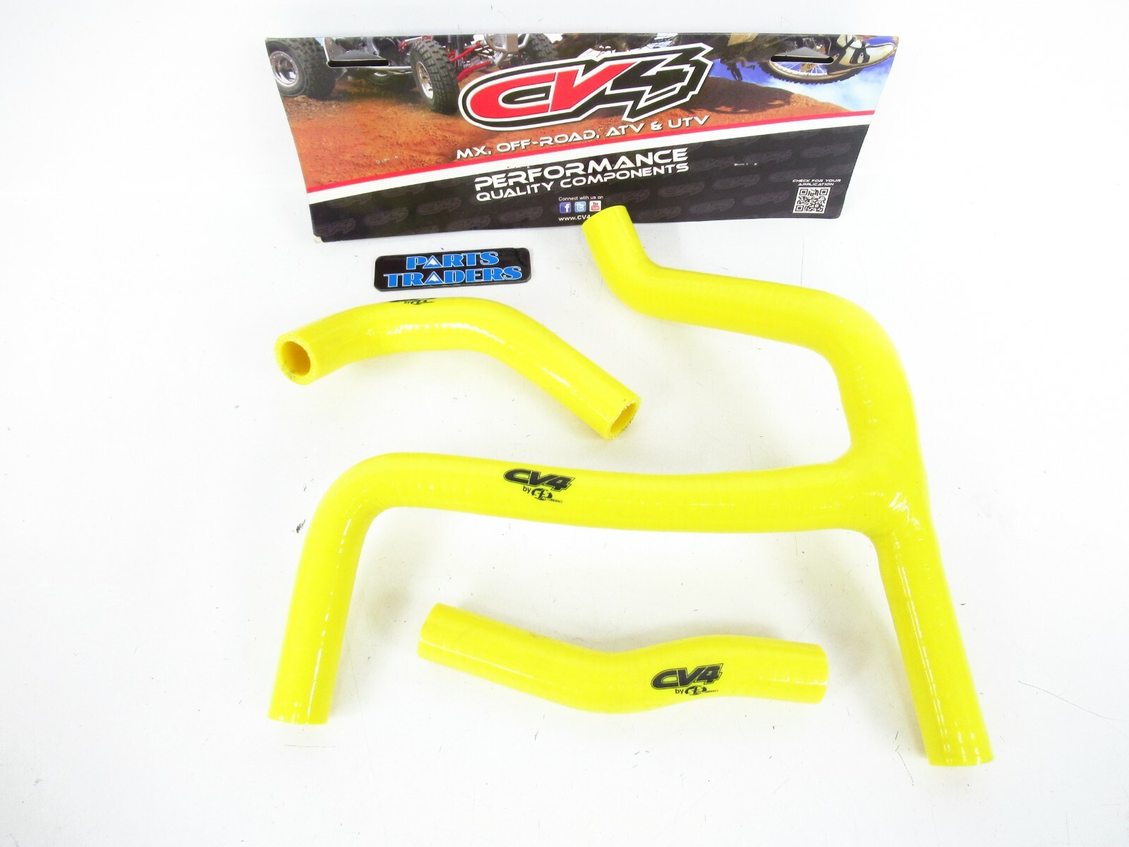 CV4 Y Design Radiator Hose Kit Yellow RMZ250 RM-Z250 2010 10