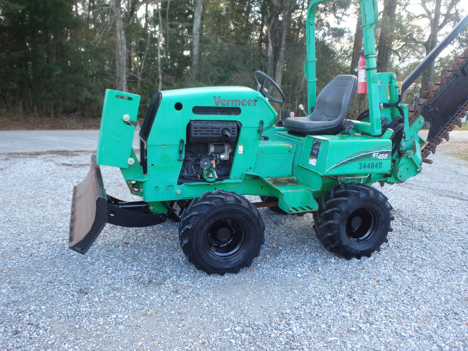 2011 Vermeer RT450 center cut trencher