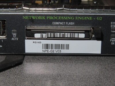 Cisco NPE-G2 V03 1GB DRAM Network Processing Engine