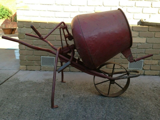 Antique Cement mixer very rare great for ranch style home. | Antiques