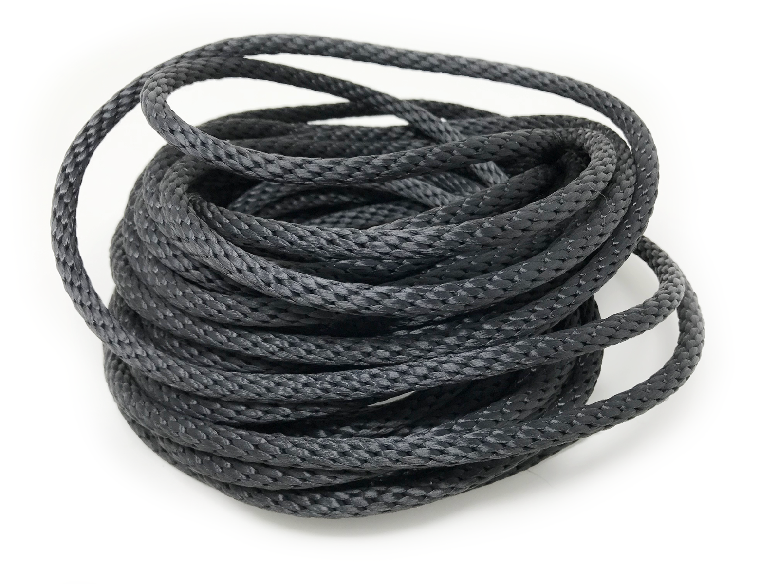 5/16" Black Flagpole Halyard Rope Polypropylene Solid Braided USA Made