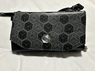 ThinkGeek Dungeons And Dragons (D&D) Handbag Clutch Crossbody Bag (Rare)