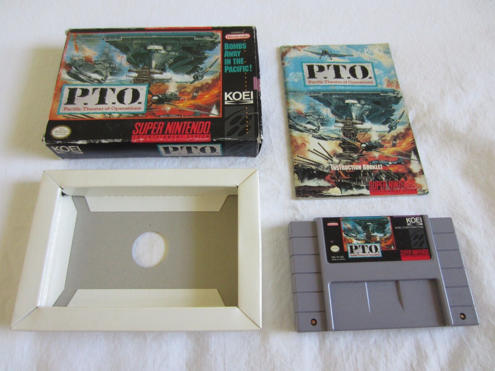 P.T.O.: Pacific Theater of Operations (SNES) Super Nintendo