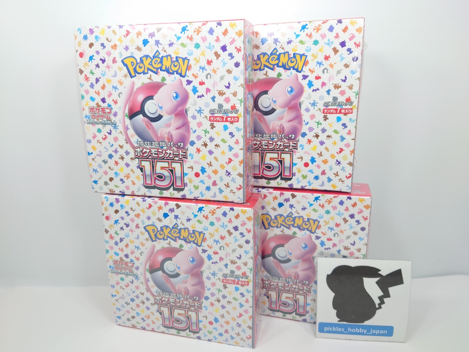 【お気にいる】 & Scarlet Cards Pokemon set Boxes 4 Violet Booster sv2a 151 Nintendo Switch
