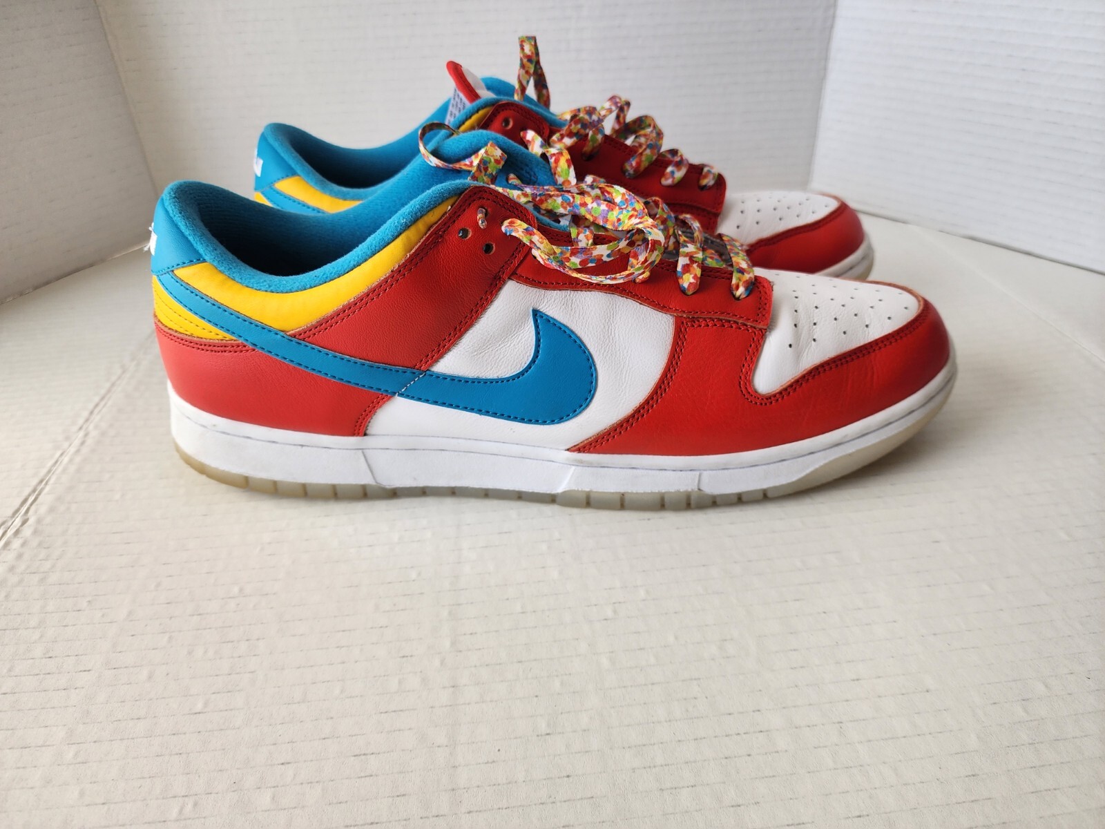 Nike Dunk Low QS x LeBron James x Fruity Pebbles Men Size 14