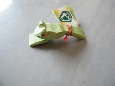 NEU Frosch springend Tier Holzfigur Ostheimer