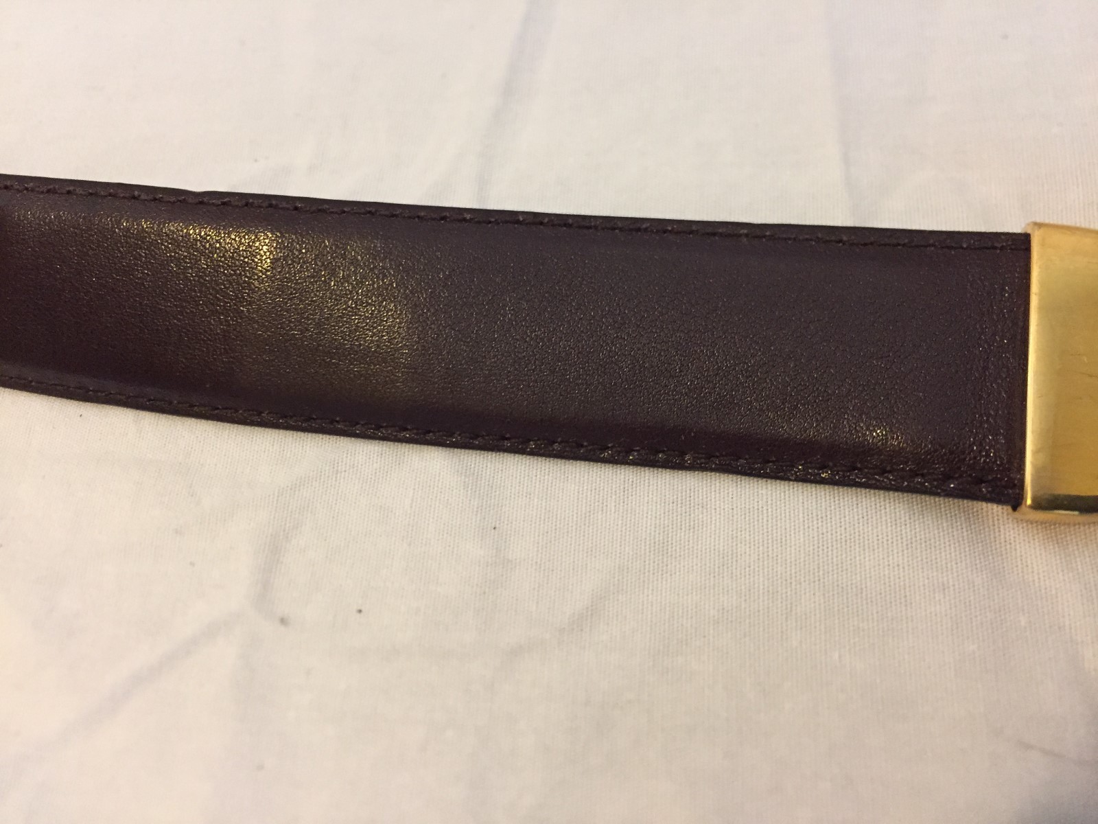 Vintage Gucci Men's Leather Belt 40-100 Nice