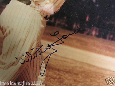 Whitey Ford Autographed 11x14 photo custom matted & framed 19x24 PSA COA